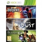 LD UBISOFT TRIPLE PACK - BEYOND GOOD & EVIL HD - FROM DUST - OUTLAND XBOX 360