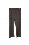 EC  Women’s Dark Brown Seam Detail Trousers