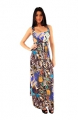 FB Wilma Splash Print Maxi Dress 