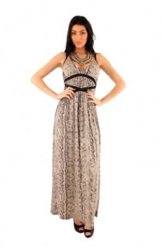 FB Ashoka Snake Print Maxi Dress