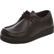 1KH GIRLS ARIES JNR LEATHER SCHOOL SHOES 