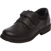 1KH BOYS CLARK JNR LEATHER SCHOOL SHOES 