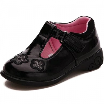 1KH GIRLS JOSIE SCHOOL SHOES WITH LIGHTS